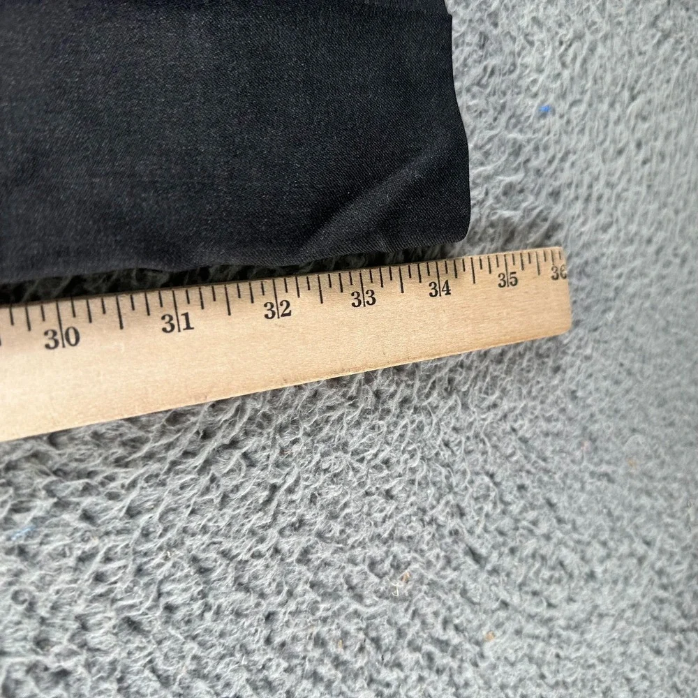 Hugo Boss Pant Men 46x34 Black Wool Dress Straight Formal Preppy Business Office
